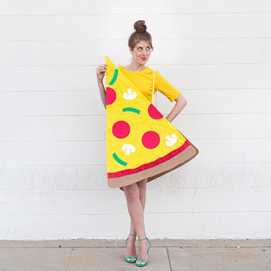 Boxy Halloween - DIY pizza costume