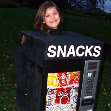 Vending machine costume