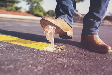 Banned in Singapore - chewing gum