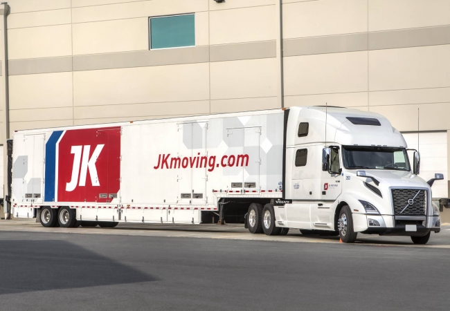 A JK Moving truck