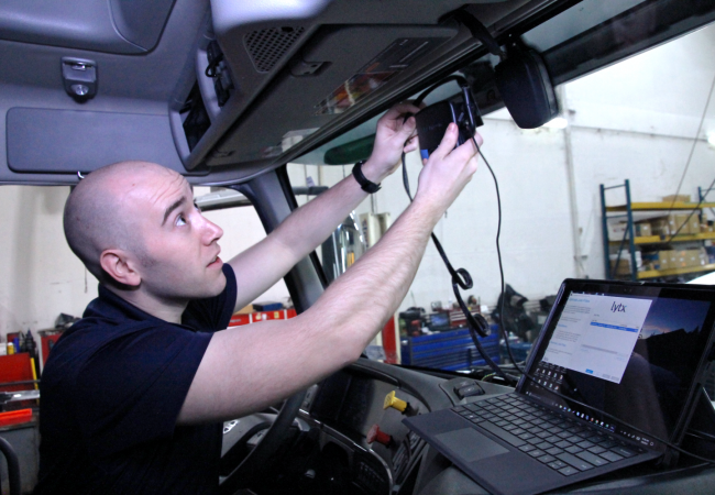 Dashcam installation