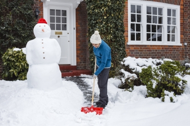 Clear the walkways for a winter holiday move