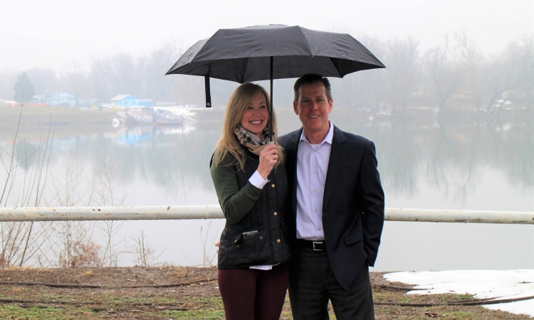 Chuck & Stacy Kuhn at White's Ferry