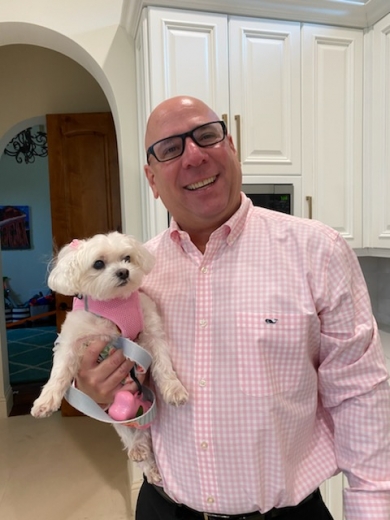 Ken & one of his rescue pups