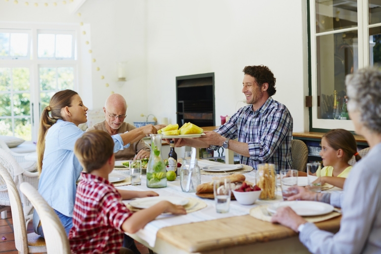 Multigenerational family in one home