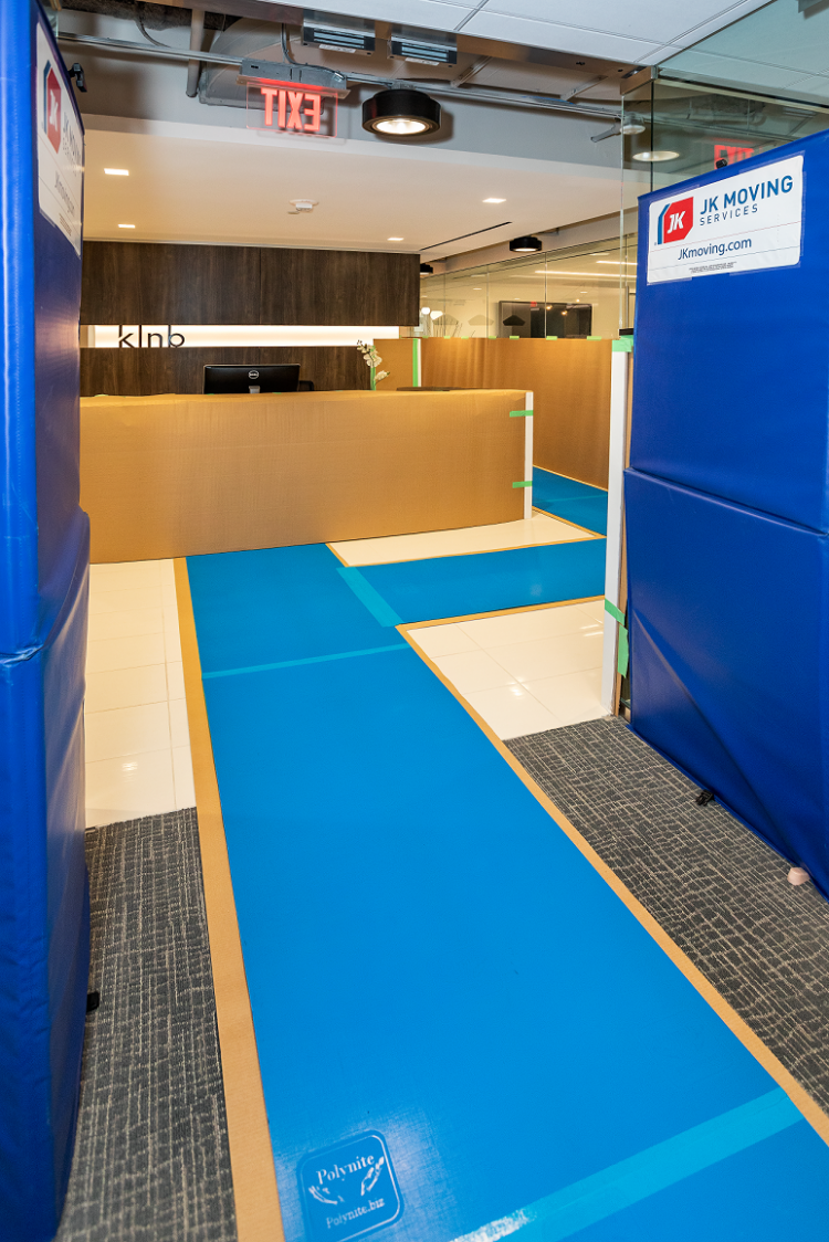 office moving safety - keep hallways clear