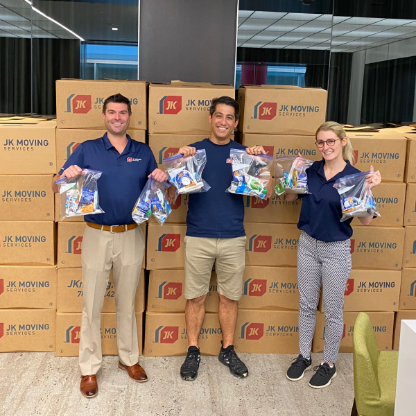 Commercial Services Team Supporting Northern Virginia with Care Packages