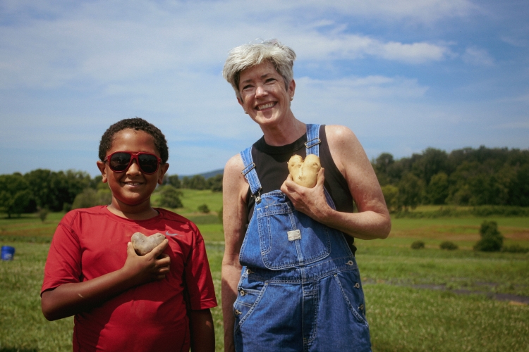 Giving Tuesday 2021 - heart-shaped potatoes