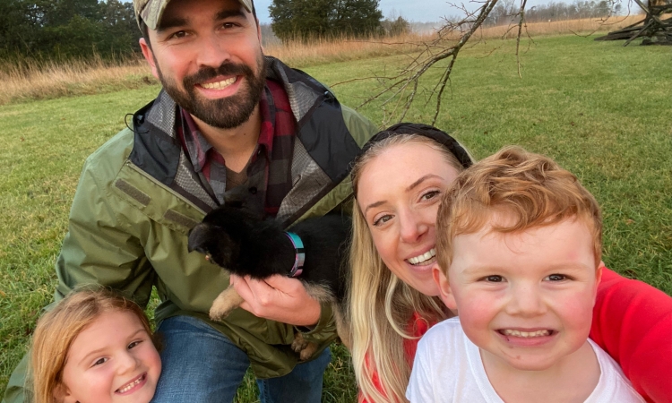 Tucker Gladhill and family