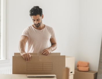 Packing box for storage