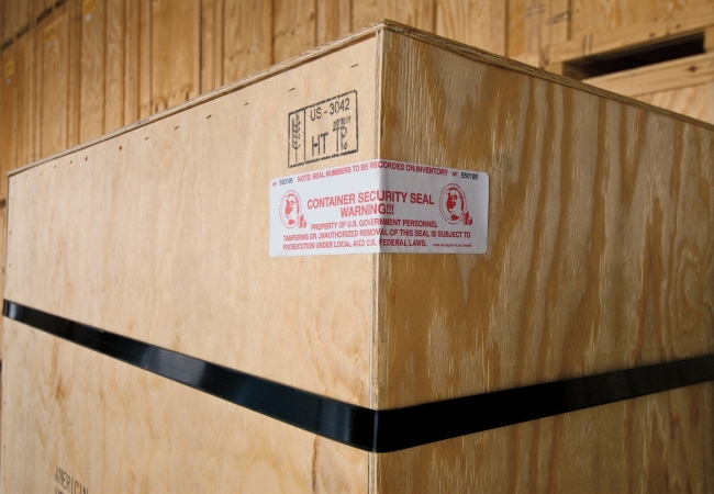 JK International shipping crate