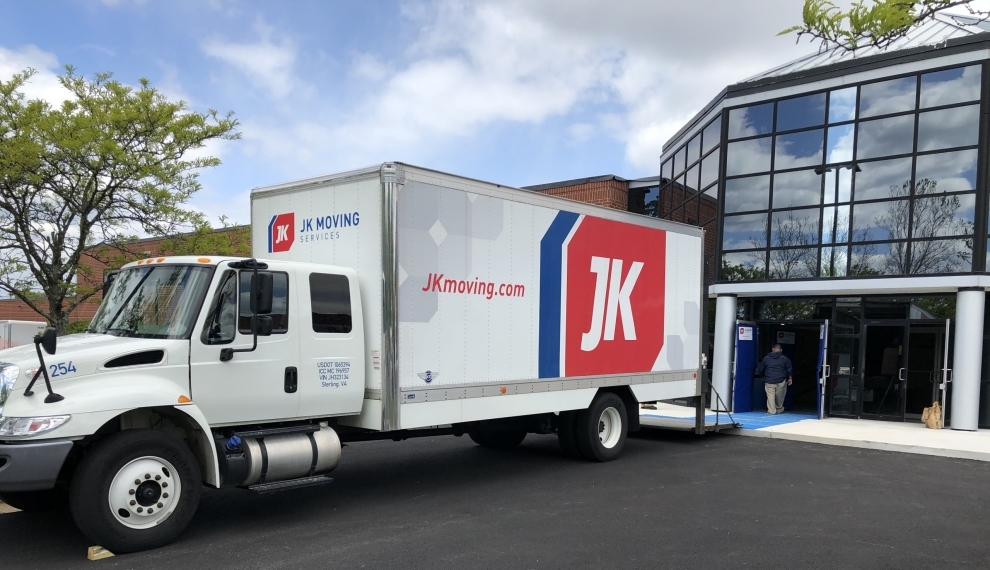 Maryland officer movers beginning a project