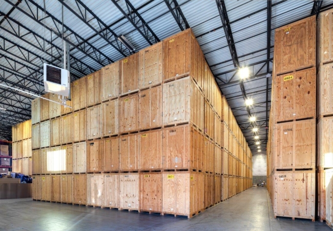 Efficient and organized warehouse storage facility