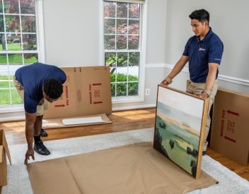 Wrapping artwork for a move