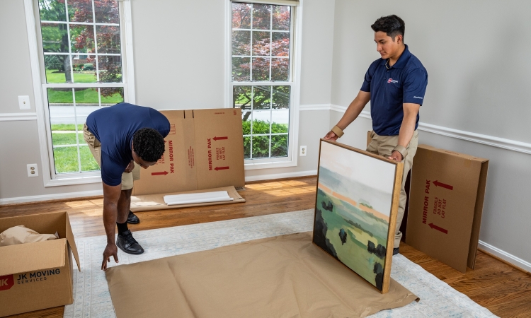 Wrapping artwork for a move