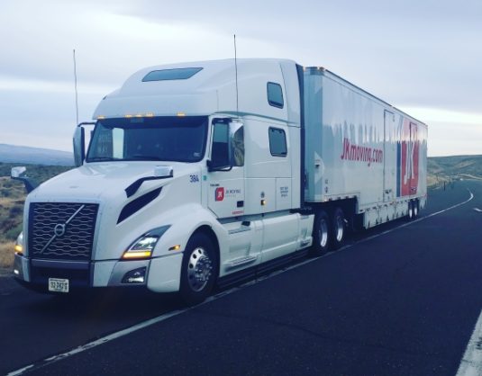 Cross-country moving truck