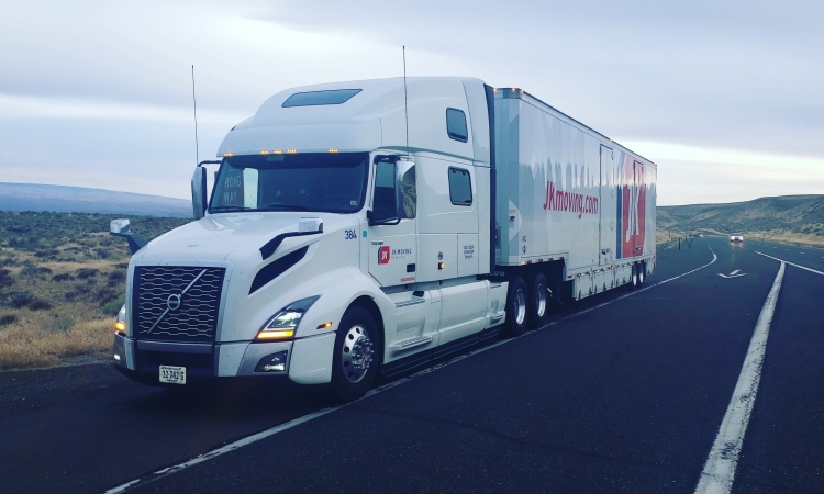 Cross-country moving truck