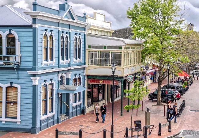 Old town of Nelson New Zeland