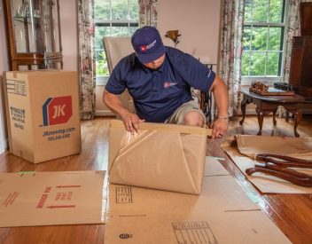 Preparing furniture for international move