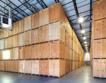 Efficient and organized warehouse storage facility