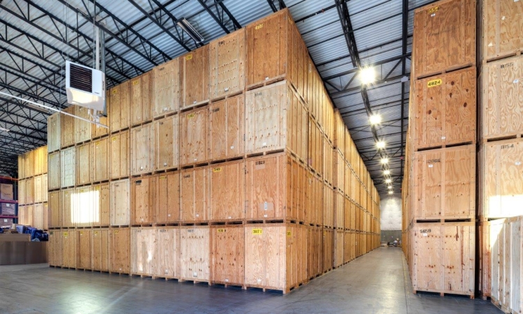 Efficient and organized warehouse storage facility