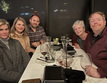 Steve Chargois family dinner