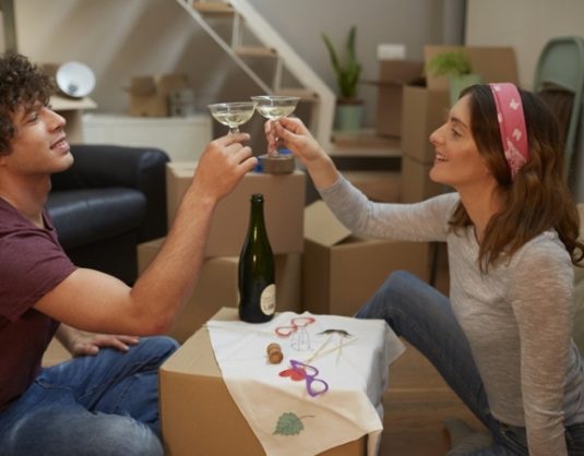 Winter holiday moves - New Year's Eve in your new home