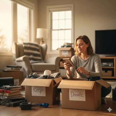 declutter before your move