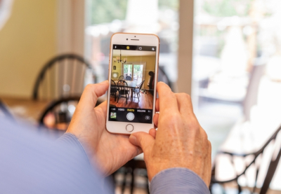Customer using Yembo in kitchen