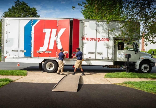 JK team in the truck