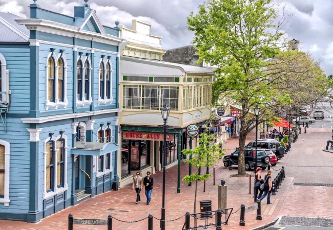 Old town of Nelson New Zeland