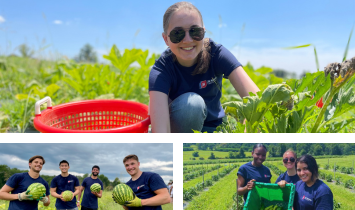 JK Interns at the JK Community Farm