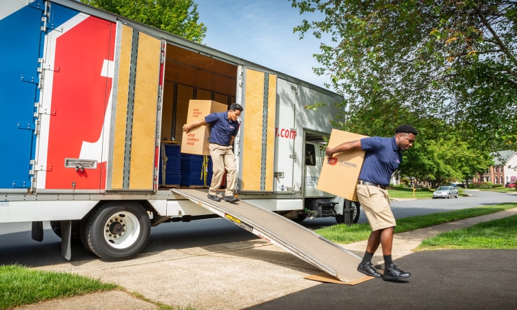 JK crew unloading truck