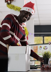 Office moving holiday - packing