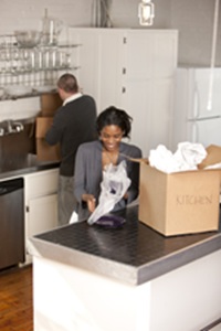 Unpack after a move - kitchen