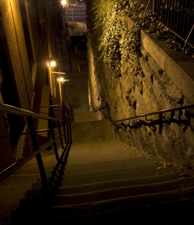Eerie sites - Exorcist steps