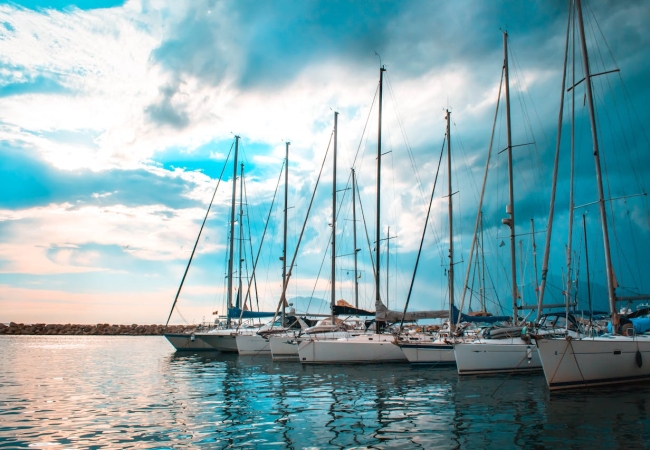 Modern port of Patras with waterfront views, representing Greece’s connection to Europe for relocating professionals.