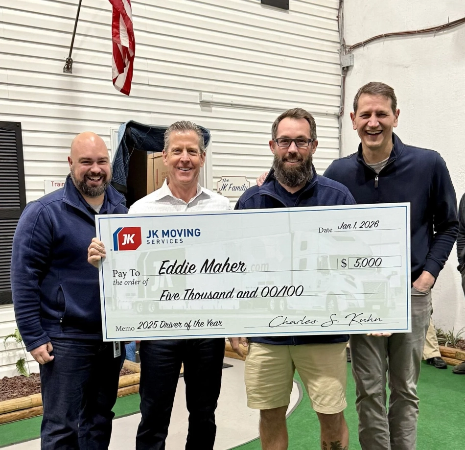 Maher Named JK’s Long-Haul Driver of the Year