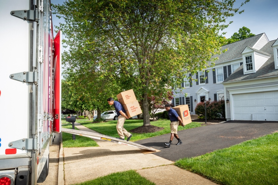 JK Movers loading truck