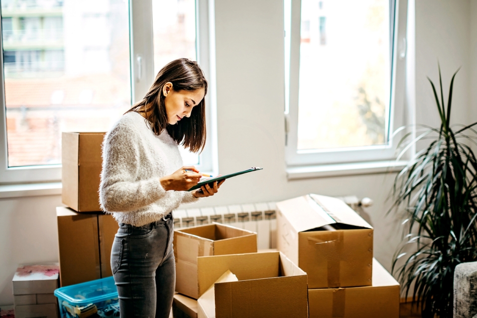 Moving alone - packing